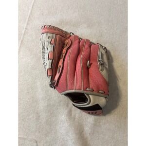 Wilson A440 Fastpitch Softball Glove Pink White Genuine Leather 11.5 Inch